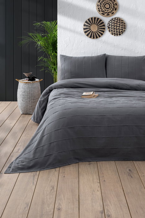 L'essentiel linge de maison Sedef - Antracita L'essentiel linge de maison Sedef - Antracita